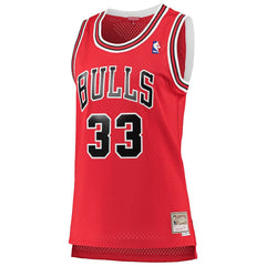 NBA Scottie Pippen Chicago Bulls Women's 1997/98 Hardwood Classics Swingman Jersey sale - Red
