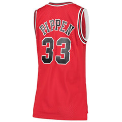 NBA Scottie Pippen Chicago Bulls Women's 1997/98 Hardwood Classics Swingman Jersey sale - Red
