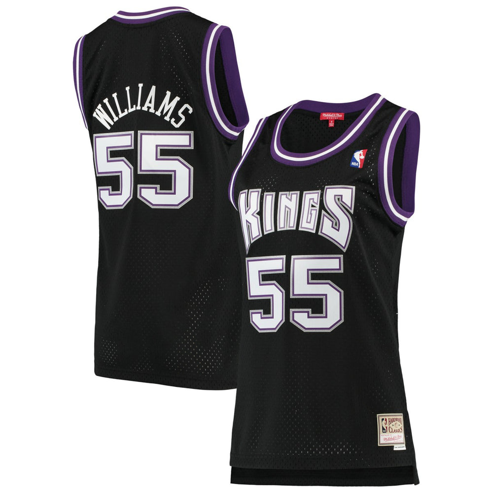 NBA Jason Williams Sacramento Kings Women's 2000/01 Hardwood Classics Swingman Jersey - Black
