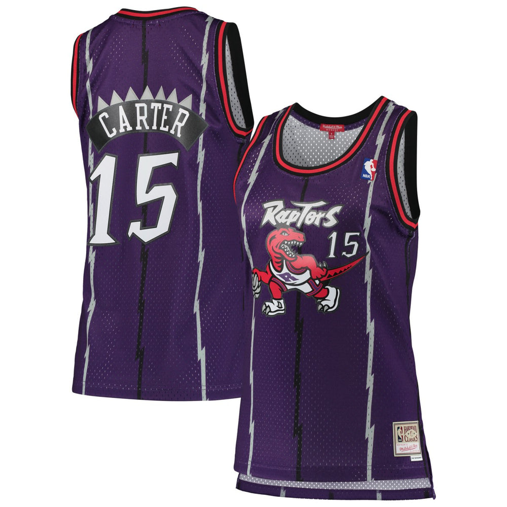 NBA Vince Carter Toronto Raptors Women's 1998/99 Hardwood Classics Swingman Jersey - Purple