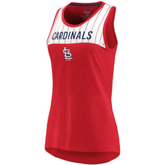 St. Louis Cardinals Majestic Women's Break From Tradition Tank Top - Red Tanks