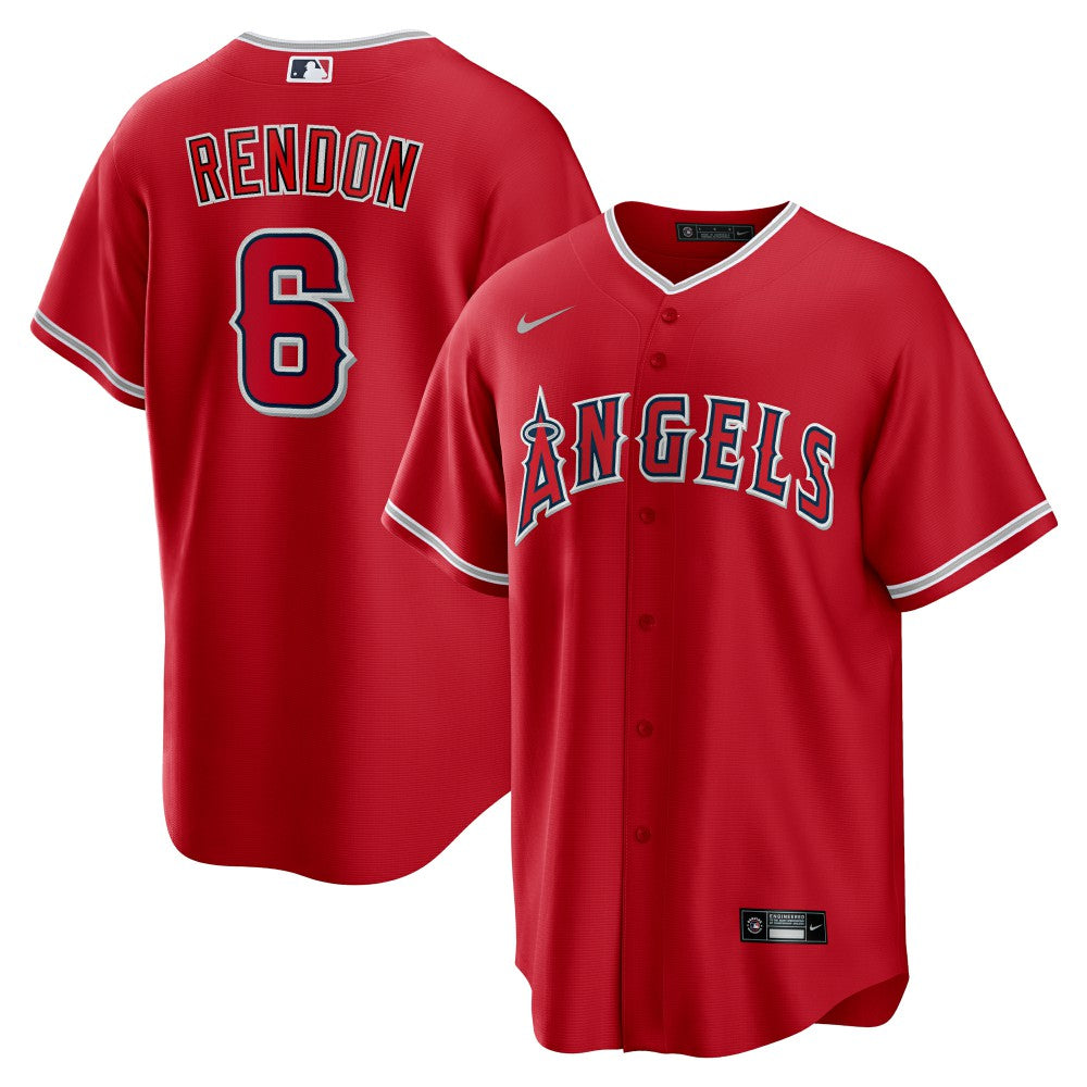 MLB Anthony Rendon Los Angeles Angels Nike Alternate Replica Player Name Jersey - Red