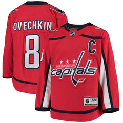 NHL Alexander Ovechkin Washington Capitals Youth Home Premier Player Jersey - Red