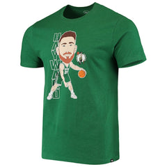 Gordon Hayward Boston Celtics '47 Bobblehead T-Shirt Heathered Kelly Green