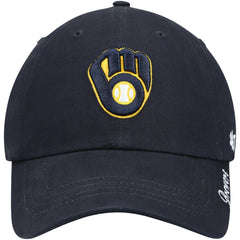 Milwaukee Brewers '47 Women's Team Miata Clean Up Adjustable Hat - Navy Hats