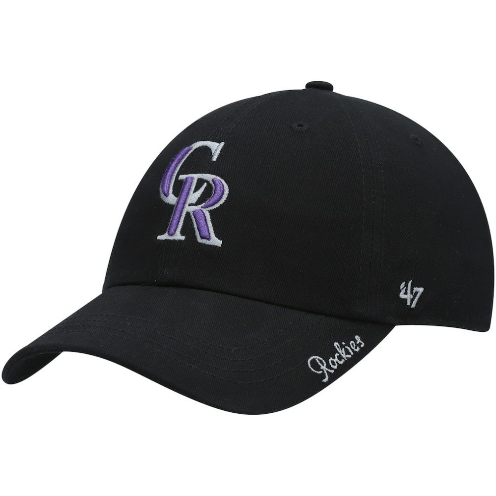 Colorado Rockies '47 Women's Team Miata Clean Up Adjustable Hat - Black Hats