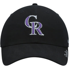 Colorado Rockies '47 Women's Team Miata Clean Up Adjustable Hat - Black Hats