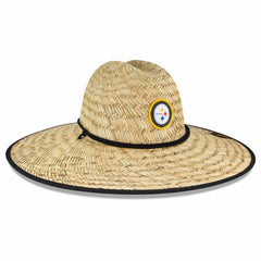 Pittsburgh Steelers New Era NFL Training Camp Straw Lifeguard Hat Natural