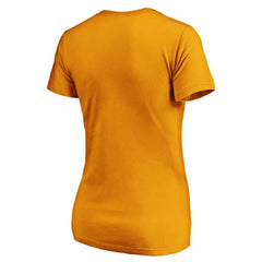 NHL Nashville Predators Fanatics Women's Primary Logo V-Neck T-Shirt - Gold