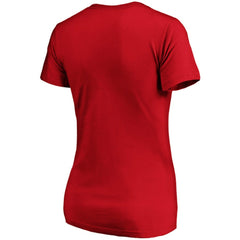 Philadelphia Phillies Fanatics Women's Victory Script V-Neck T-Shirt - Red T-shirts