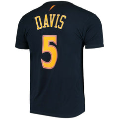 Baron Davis Golden State Warriors Hardwood Classics Stitch Name & Number T-Shirt Navy