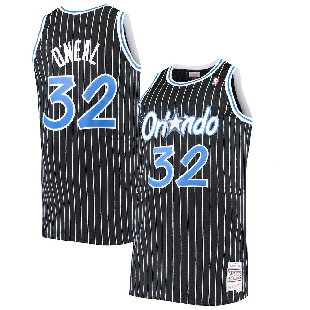 NBA Shaquille O'Neal Orlando Magic Big & Tall Hardwood Classics Jersey - Black