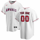 MLB Los Angeles Angels Nike Home Replica Custom Jersey - White
