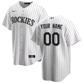 MLB Colorado Rockies Nike Home Replica Custom Jersey - White