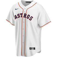 MLB Houston Astros Nike Home Replica Custom Jersey - White