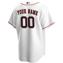 MLB Houston Astros Nike Home Replica Custom Jersey - White