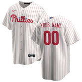 MLB Philadelphia Phillies Nike Home Replica Custom Jersey - White