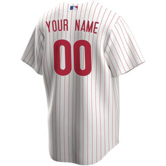 MLB Philadelphia Phillies Nike Home Replica Custom Jersey - White