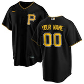 MLB Pittsburgh Pirates Nike Alternate Replica Custom Jersey - Black