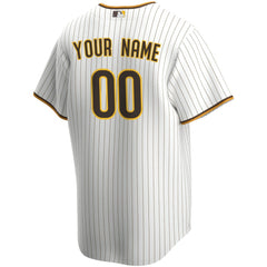 MLB San Diego Padres Nike Home Replica Custom Jersey - White