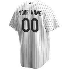 Chicago White Sox Nike Home Replica Custom Jersey - White Jerseys