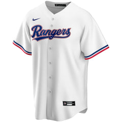MLB Texas Rangers Nike Home Replica Custom Jersey - White