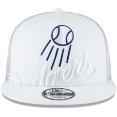 Los Angeles Dodgers New Era Elements Trucker 9FIFTY Snapback Hat - White Hats