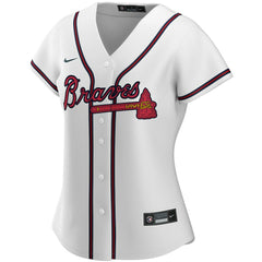 MLB Atlanta Braves Nike Women's Home Replica Custom Jersey - White