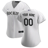 MLB Colorado Rockies Nike Women's Home Replica Custom Jersey - White