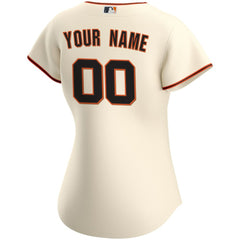MLB San Francisco Giants Nike Women's Home Replica Custom Jersey - Cream