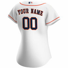 Houston Astros Nike Women's Home Replica Custom Jersey - White Jerseys