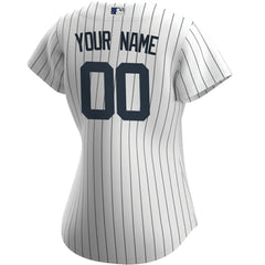 MLB New York Yankees Nike Women's Home Replica Custom Jersey - White