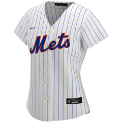 MLB New York Mets Nike Women's Home Replica Custom Jersey - White