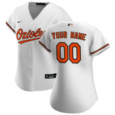 MLB Baltimore Orioles Nike Women's Home Replica Custom Jersey - White