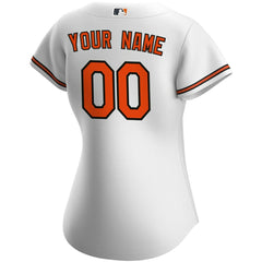 MLB Baltimore Orioles Nike Women's Home Replica Custom Jersey - White