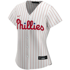 MLB Philadelphia Phillies Nike Women's Home Replica Custom Jersey - White