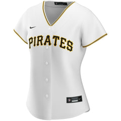 MLB Pittsburgh Pirates Nike Women's Home Replica Custom Jersey - White