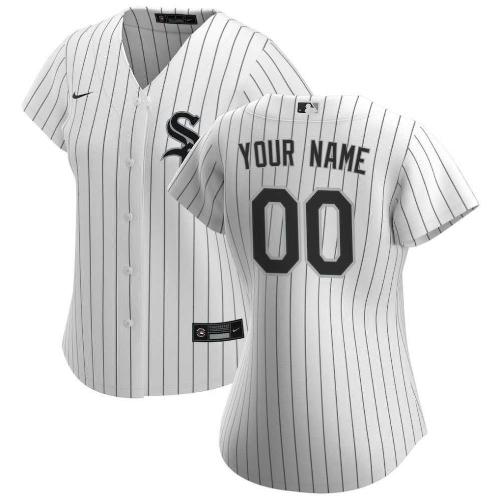 MLB Chicago White Sox Nike Women's Home Replica Custom Jersey - White