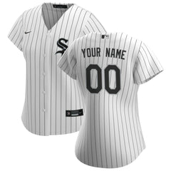 MLB Chicago White Sox Nike Women's Home Replica Custom Jersey - White