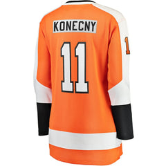 NHL Travis Konecny Philadelphia Flyers Fanatics Women's Home Breakaway Jersey - Orange