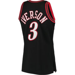 NBA Allen Iverson Philadelphia 76ers 1997/98 Hardwood Classics Authentic Jersey - Black