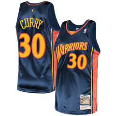 NBA Stephen Curry Golden State Warriors 2009/10 Hardwood Classics Authentic Jersey sale - Navy