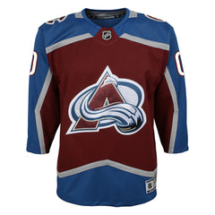 NHL Colorado Avalanche Youth Home Premier Custom Jersey - Burgundy