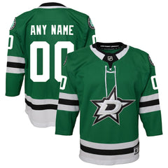 NHL Dallas Stars Youth Home Custom Premier Jersey - Green