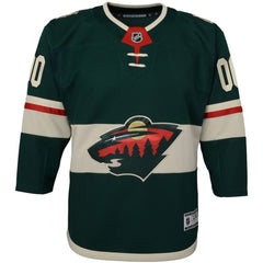 NHL,Custom Minnesota Wild Youth Home Premier Custom Jersey - Green