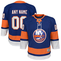 NHL New York Islanders Youth Home Premier Custom Jersey - Blue
