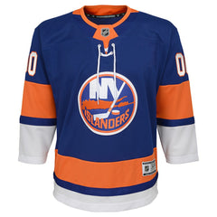 NHL New York Islanders Youth Home Premier Custom Jersey - Blue