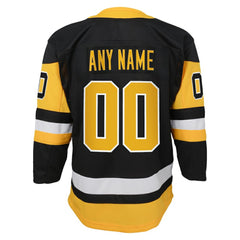 NHL Pittsburgh Penguins Youth Home Premier Custom Jersey - Black