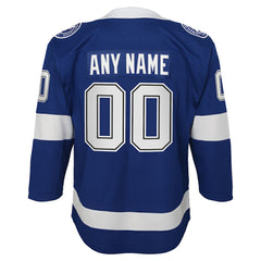 NHL,Custom Tampa Bay Lightning Youth Home Custom Premier Jersey - Blue