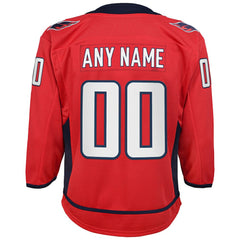 NHL Washington Capitals Youth Home Custom Premier Jersey - Red